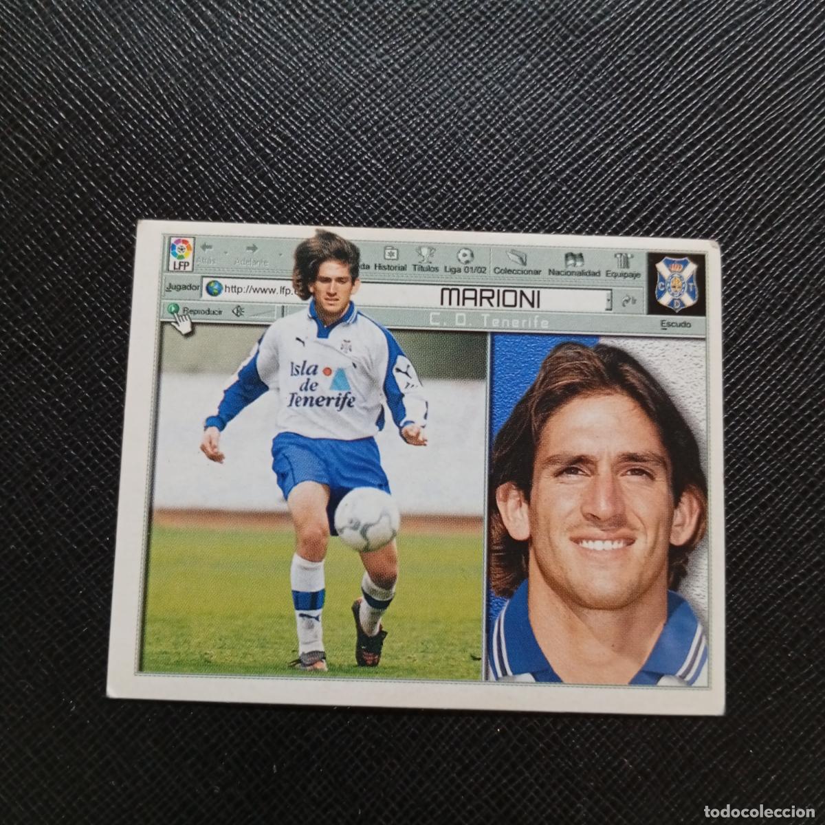 Cromos de f&uacute;tbol: MARIONI TENERIFE ESTE 2001 2002 CROMO FUTBOL 01 02 LIGA - SIN PEGAR - A216 PG325