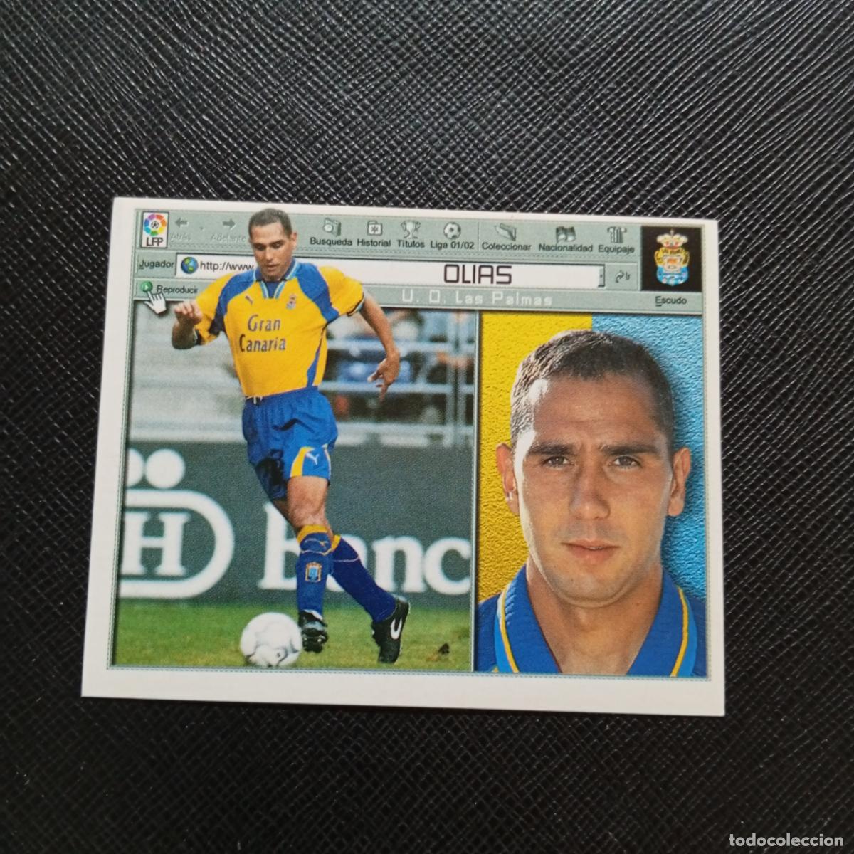 Cromos de f&uacute;tbol: OLIAS LAS PALMAS ESTE 2001 2002 CROMO FUTBOL 01 02 LIGA - SIN PEGAR - A216 PG325