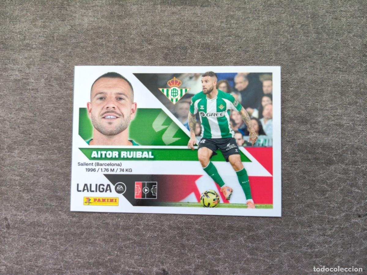 Cromos de f&uacute;tbol: Cromo 5A AITOR RUIBAL REAL BETIS. Colecci&oacute;n LALIGA F&uacute;tbol 2026-2027 PANINI Nuevo