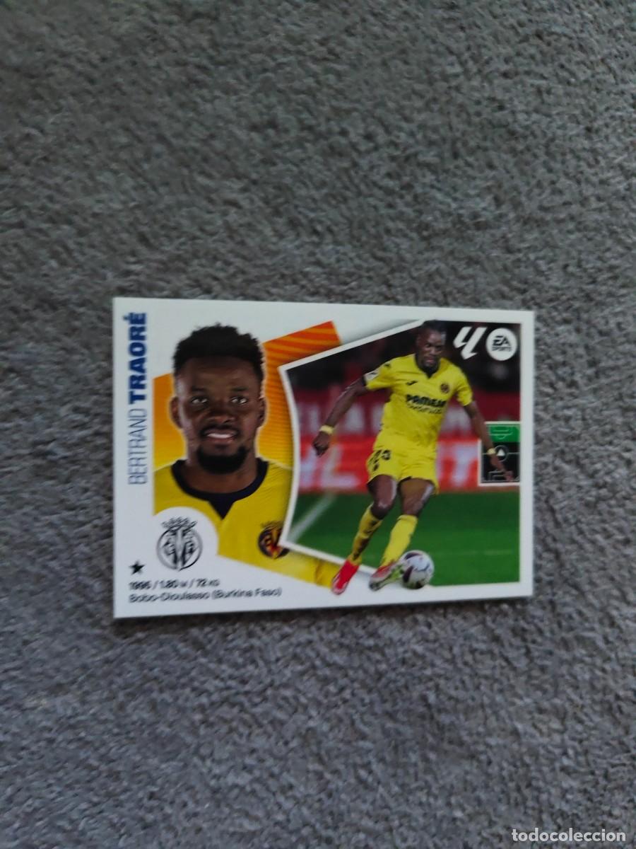 Cromos de f&uacute;tbol: ESTE LA LIGA 24 25 BERTRAND TRAOR&Eacute; (18B) VILLARREAL CF LALIGA PANINI 2024 2025