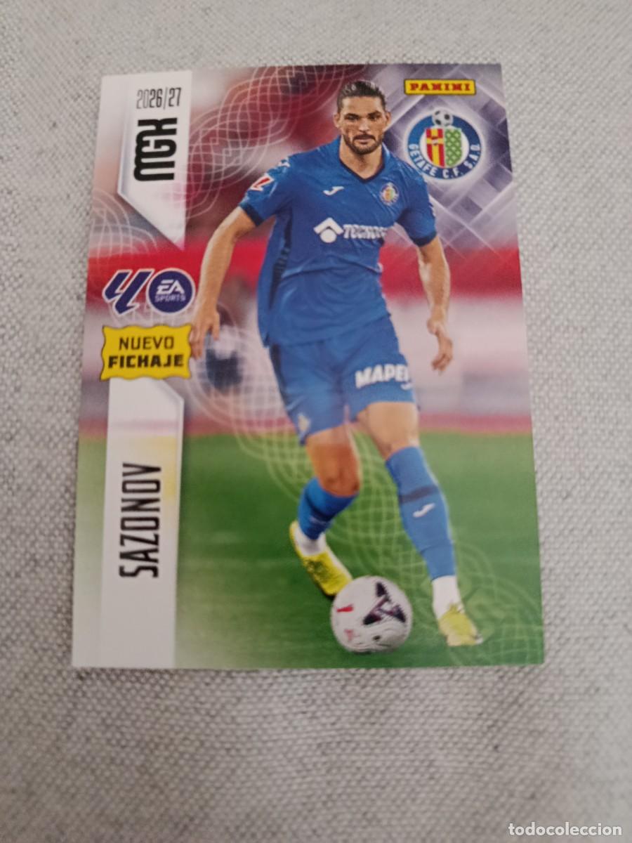 Figurine di Calcio: Megacracks 26/27. 457- Sazonov. Getafe. Nuevo fichaje.