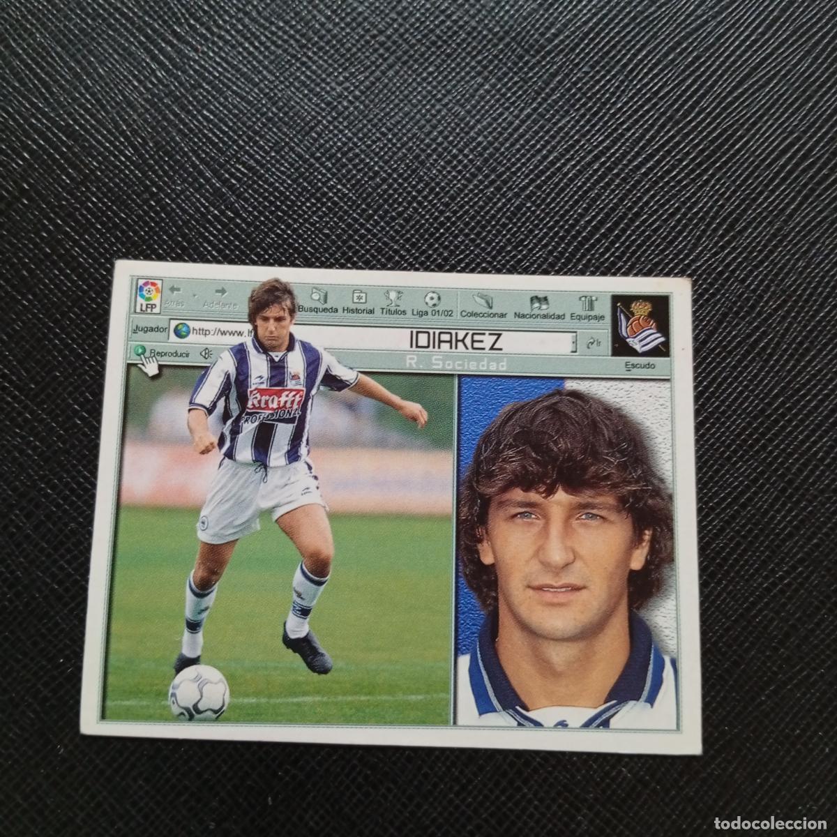 Cromos de f&uacute;tbol: IDIAKEZ REAL SOCIEDAD ESTE 2001 2002 CROMO FUTBOL 01 02 LIGA - SIN PEGAR - A216 PG325