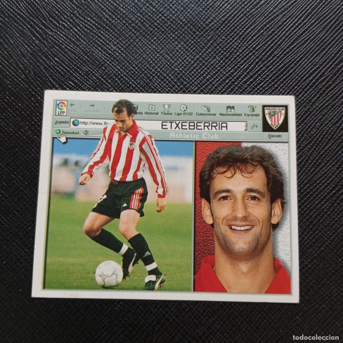 Cromos de f&uacute;tbol: ETXEBERRIA BILBAO ESTE 2001 2002 CROMO FUTBOL 01 02 LIGA - SIN PEGAR - A216 PG325