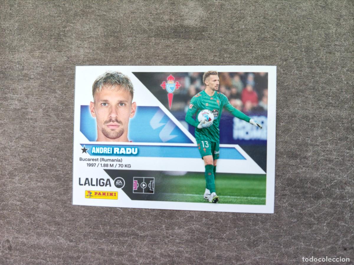 Cromos de f&uacute;tbol: Cromo 3 ANDREI RADU RC CELTA. Colecci&oacute;n LALIGA F&uacute;tbol 2026-2027 PANINI Nuevo