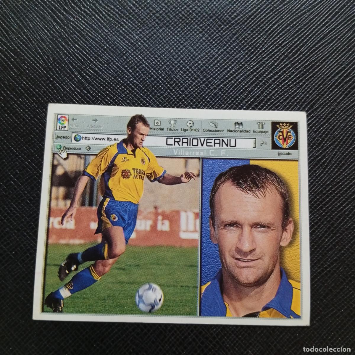 Cromos de f&uacute;tbol: CRAIOVEANU VILLARREAL ESTE 2001 2002 CROMO FUTBOL 01 02 LIGA - SIN PEGAR - A216 PG325