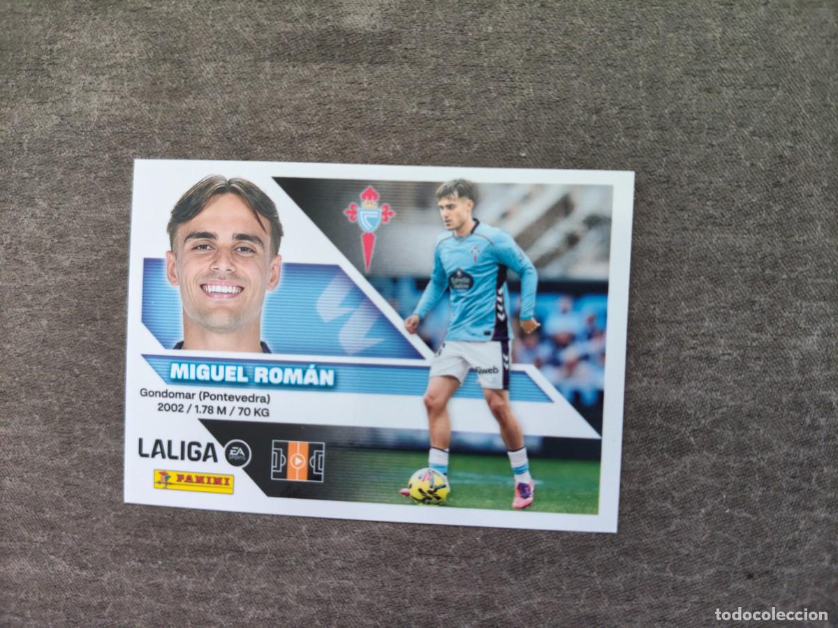 Cromos de f&uacute;tbol: Cromo 12 MIGUEL ROM&Aacute;N RC CELTA. Colecci&oacute;n LALIGA F&uacute;tbol 2026-2027 PANINI Nuevo