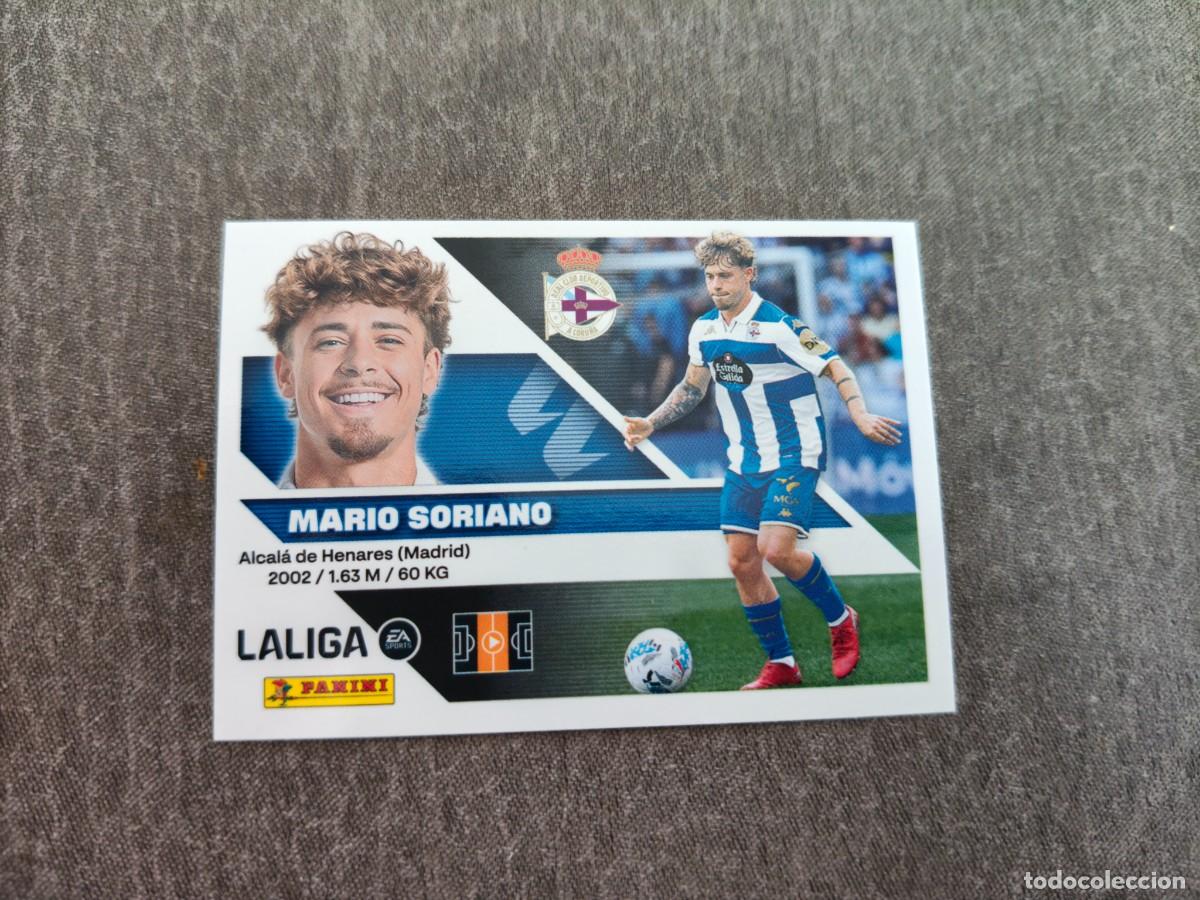 Figurine di Calcio: Cromo 13 MARIO SORIANO RC DEPORTIVO. Colecci&oacute;n LALIGA F&uacute;tbol 2026-2027 PANINI Nuevo