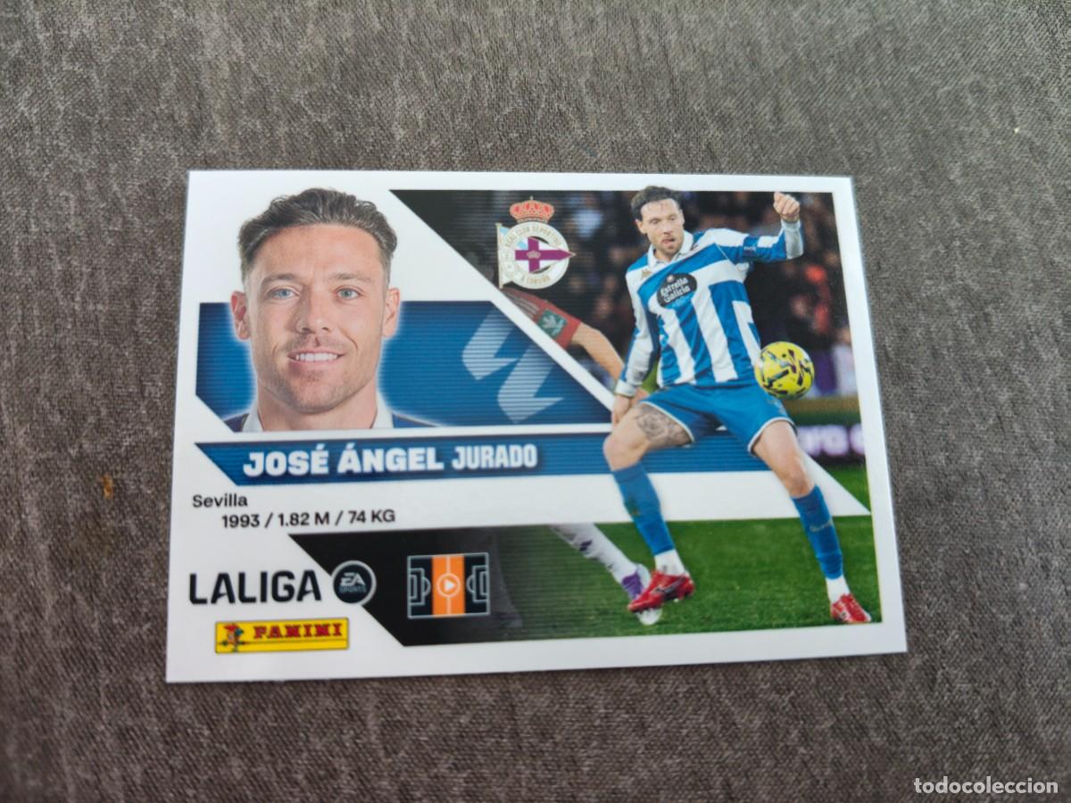 Figurine di Calcio: Cromo 14 JOS&Eacute; &Aacute;NGEL JURADO RC DEPORTIVO. Colecci&oacute;n LALIGA F&uacute;tbol 2026-2027 PANINI Nuevo