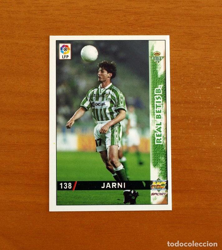 Figurine di Calcio: Real Betis - N&ordm; 138 Jarni - Baja - Mundicromo Las Fichas de la Liga 1998-1999-98-99