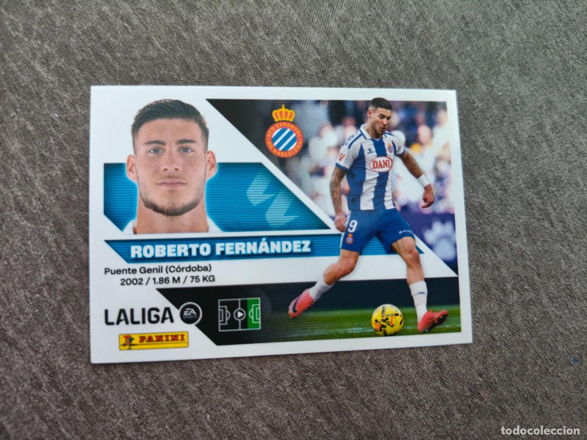 Cartes &agrave; collectionner de Football: Cromo 20 ROBERTO FERN&Aacute;NDEZ RCD ESPANYOL. Colecci&oacute;n LALIGA F&uacute;tbol 2026-2027 PANINI Nuevo