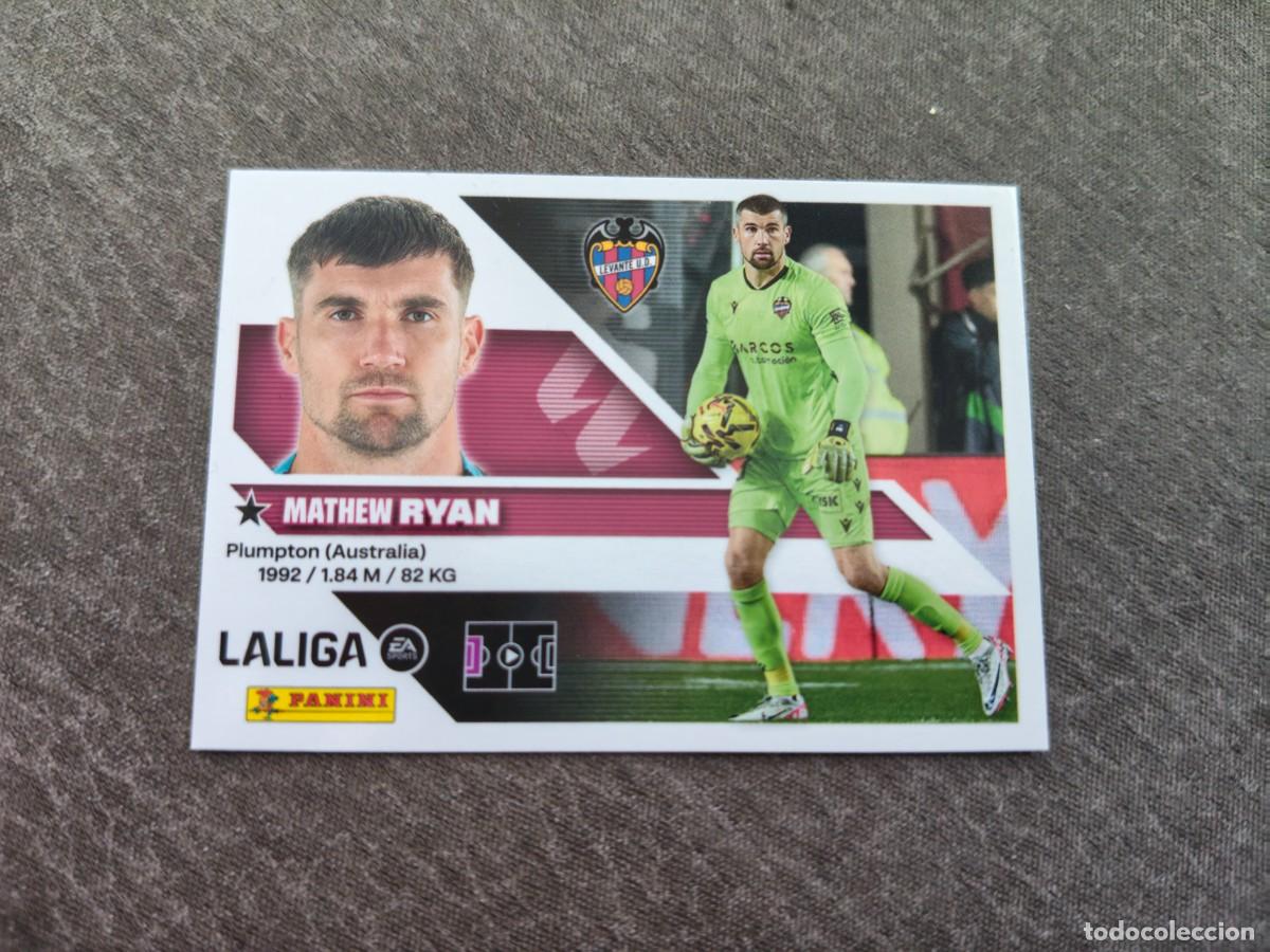 Cromos de f&uacute;tbol: Cromo 3 MATHEW RYAN LEVANTE UD. Colecci&oacute;n LALIGA F&uacute;tbol 2026-2027 PANINI Nuevo