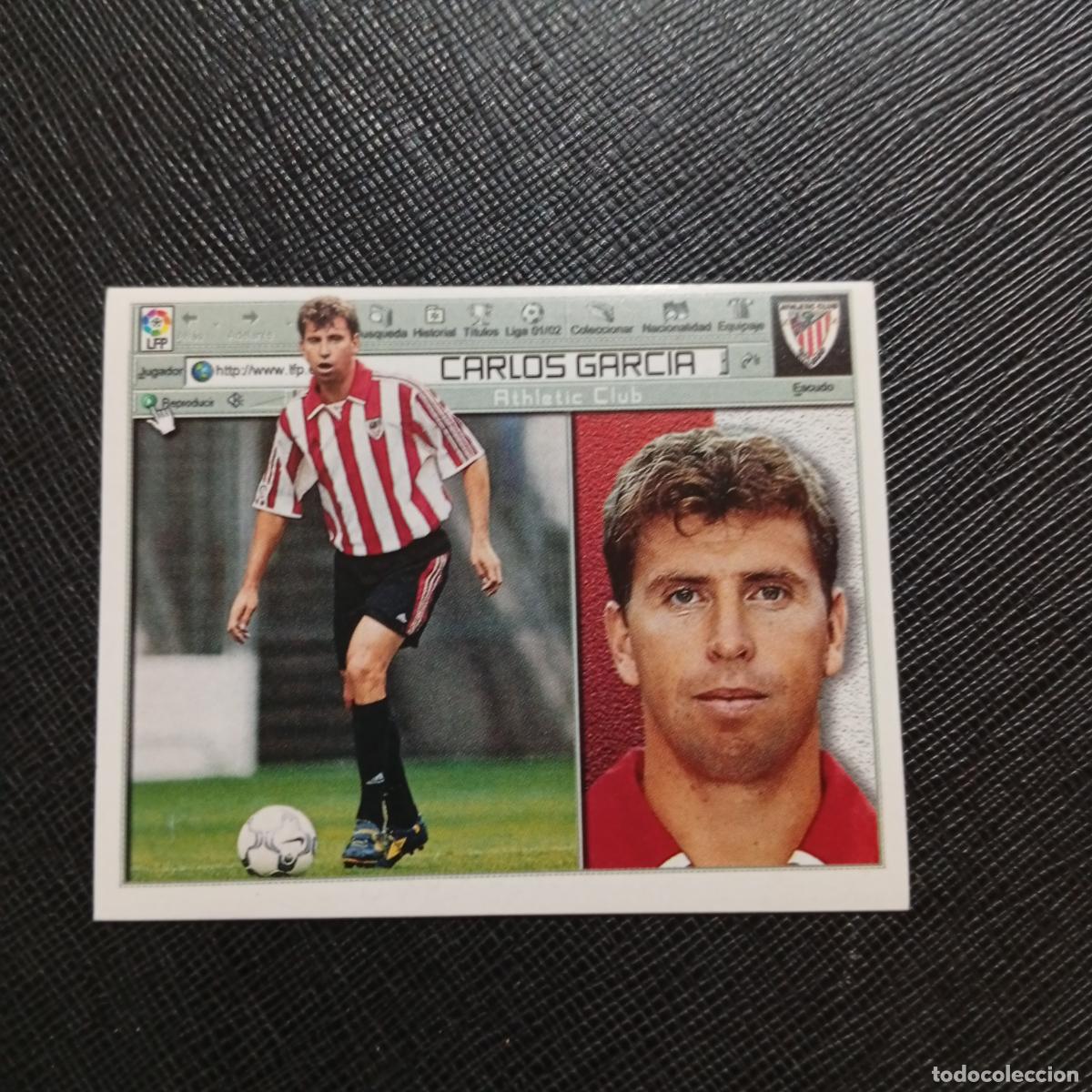 Cromos de f&uacute;tbol: CARLOS GARCIA BILBAO ESTE 2001 2002 CROMO FUTBOL 01 02 LIGA - SIN PEGAR - A216 PG334