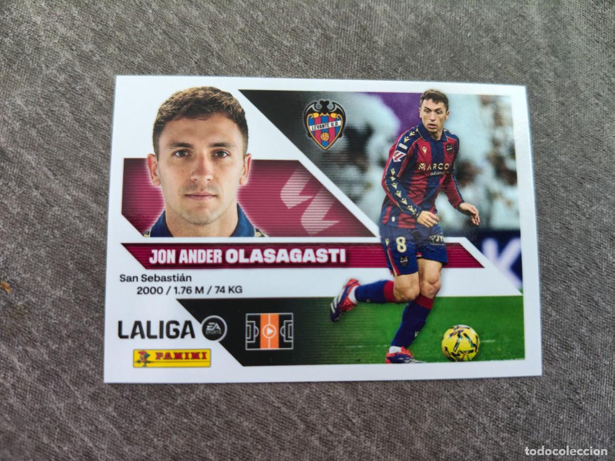 Cromos de f&uacute;tbol: Cromo 12 JON ANDER OLASAGASTI LEVANTE UD. Colecci&oacute;n LALIGA F&uacute;tbol 2026-2027 PANINI Nuevo