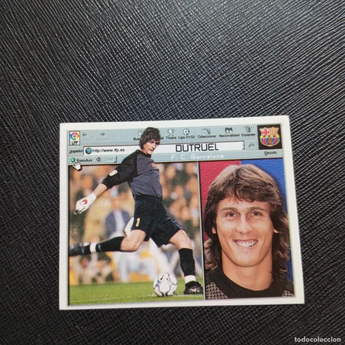 Cromos de f&uacute;tbol: DUTRUEL BARCELONA ESTE 2001 2002 CROMO FUTBOL 01 02 LIGA - SIN PEGAR - A216 PG334