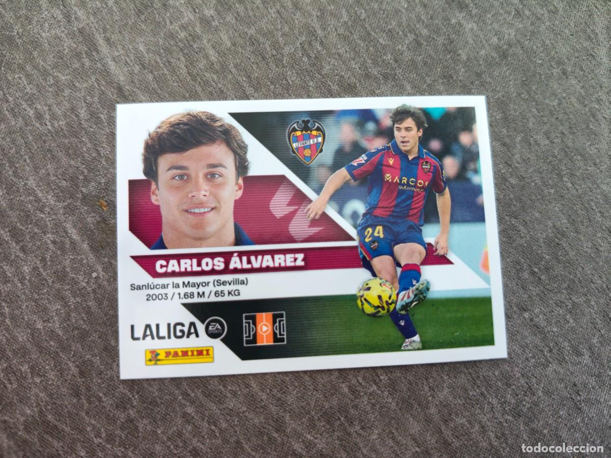 Cromos de f&uacute;tbol: Cromo 15 CARLOS &Aacute;LVAREZ LEVANTE UD. Colecci&oacute;n LALIGA F&uacute;tbol 2026-2027 PANINI Nuevo