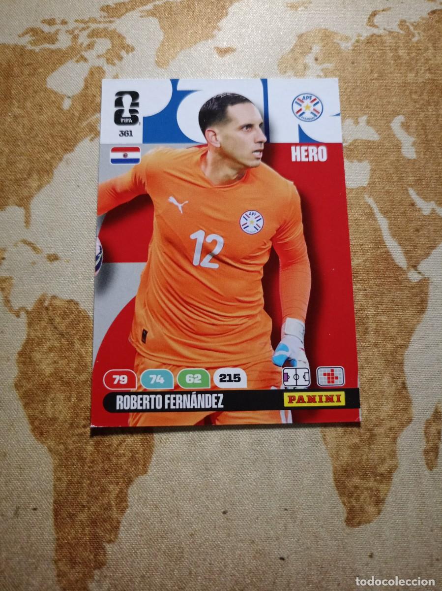 Cromos de f&uacute;tbol: # Paraguay 361 ROBERTO FERN&Aacute;NDEZ Adrenalyn WORLD Cup 2026