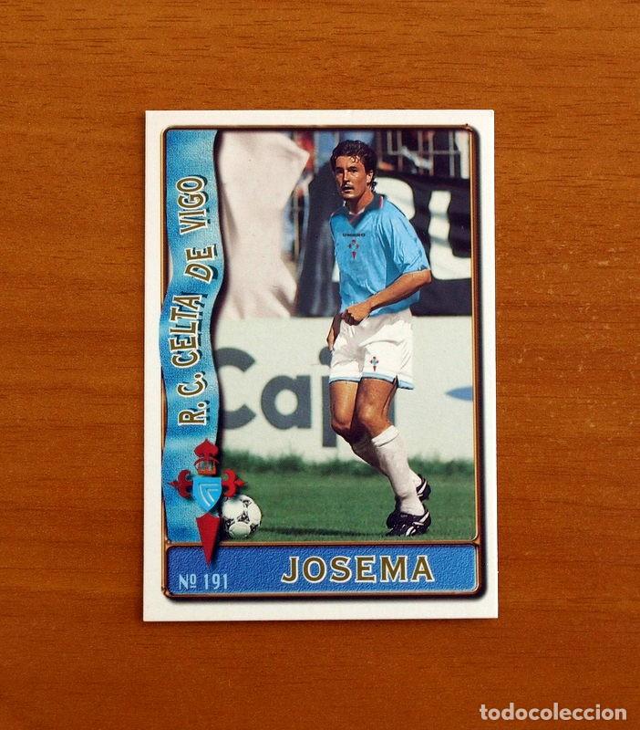 Cromos de f&uacute;tbol: Celta de Vigo -N&ordm; 191 Josema -Mundicromo Las Fichas de la Liga de F&uacute;tbol 1996-1997-96-97