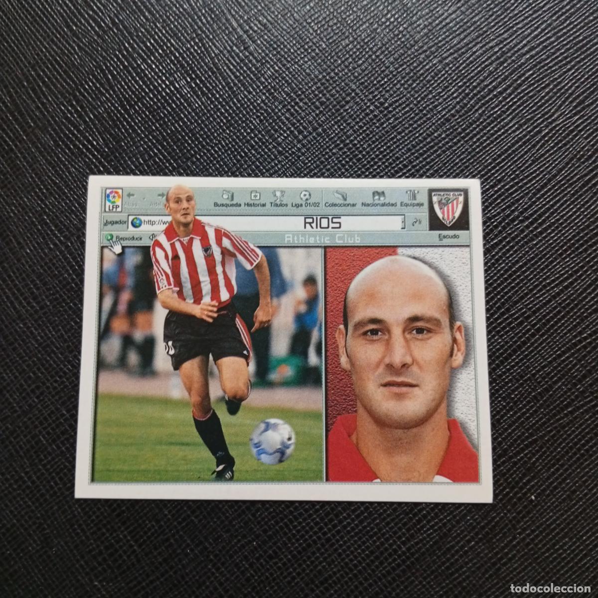Cromos de f&uacute;tbol: RIOS BILBAO ESTE 2001 2002 CROMO FUTBOL 01 02 LIGA - SIN PEGAR - A216 PG334
