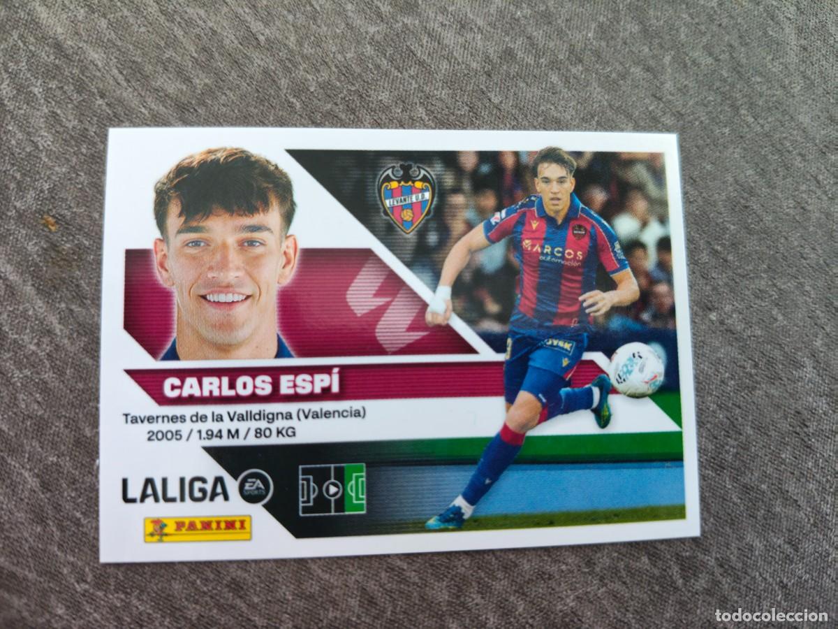 Cromos de f&uacute;tbol: Cromo 20 CARLOS ESP&Iacute; LEVANTE UD. Colecci&oacute;n LALIGA F&uacute;tbol 2026-2027 PANINI Nuevo