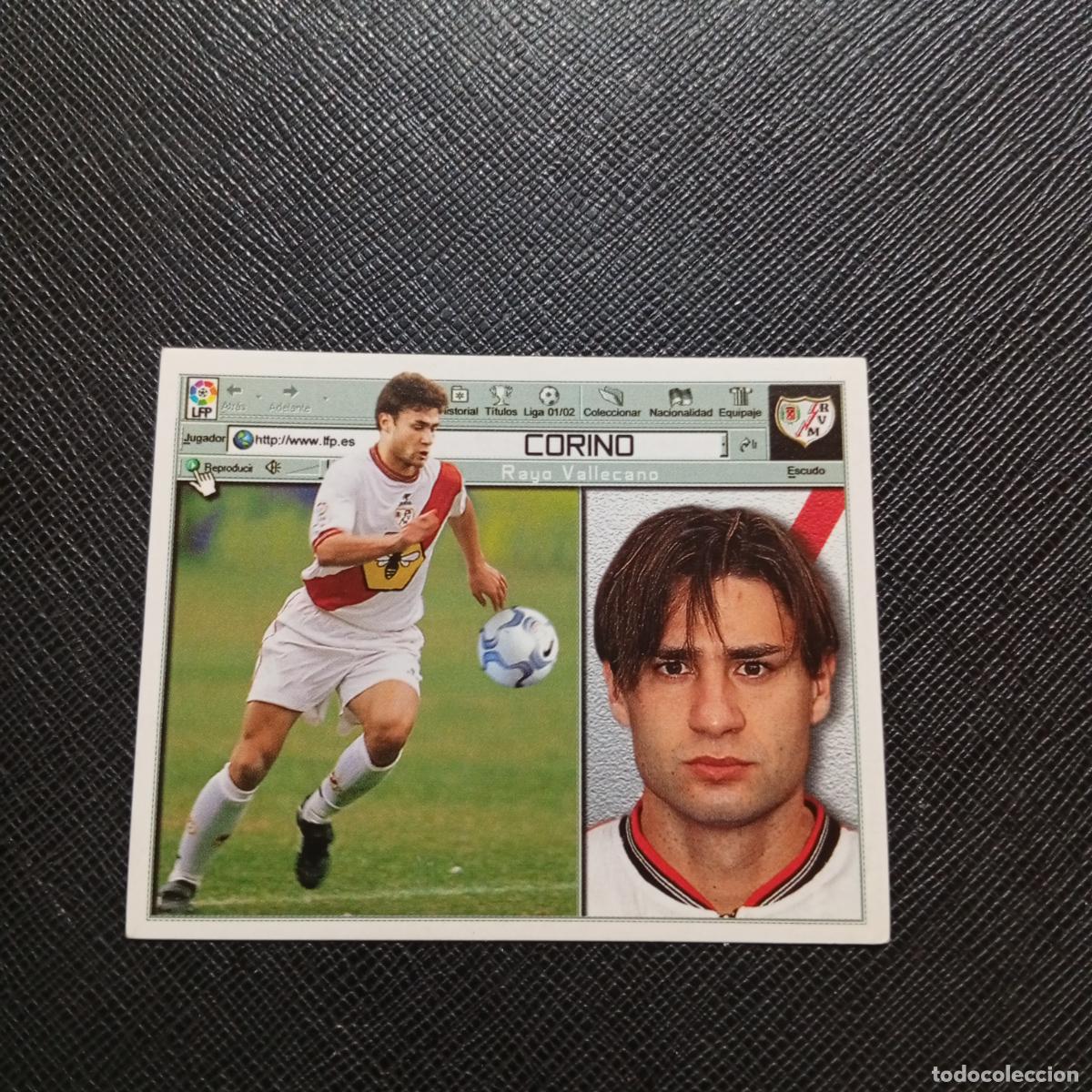 Cromos de f&uacute;tbol: CORINO RAYO VALLECANO ESTE 2001 2002 CROMO FUTBOL 01 02 LIGA - SIN PEGAR - A216 PG343