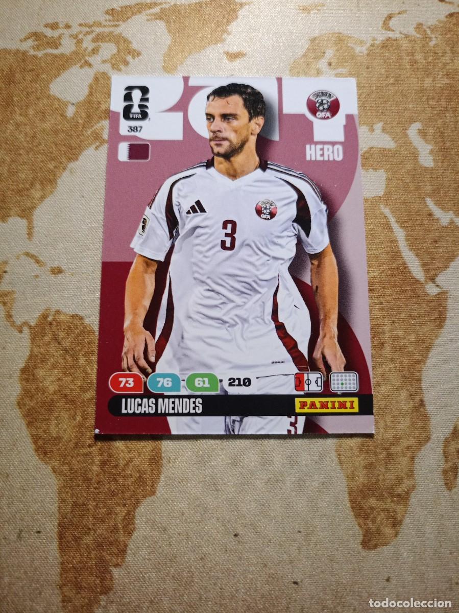 Cromos de f&uacute;tbol: # Qatar 387 LUCAS MENDES Adrenalyn WORLD Cup 2026