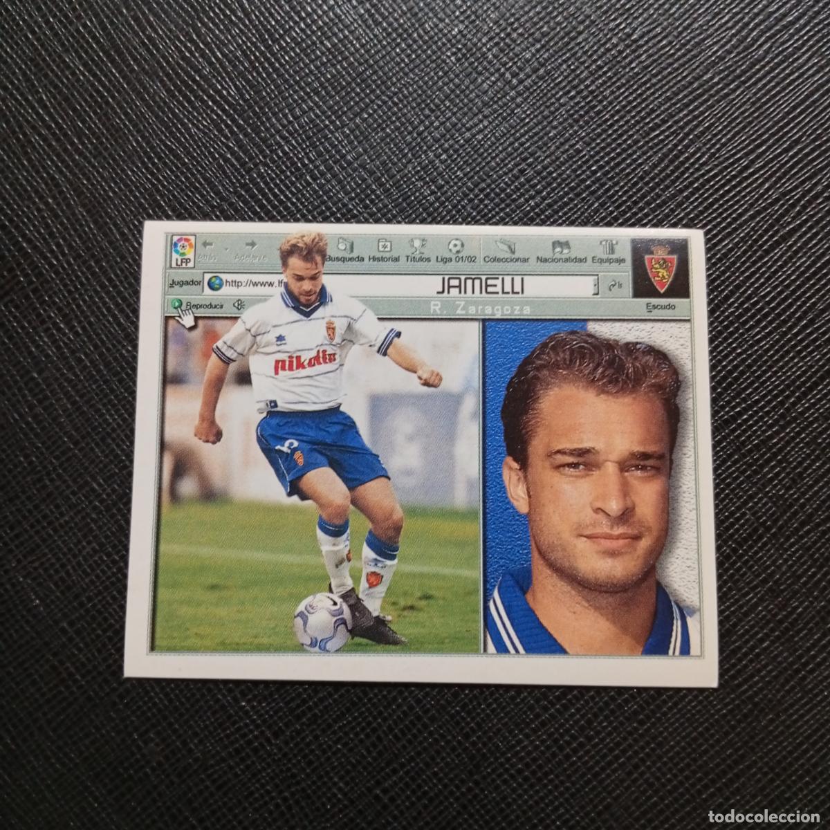 Cromos de f&uacute;tbol: JAMELLI ZARAGOZA ESTE 2001 2002 CROMO FUTBOL 01 02 LIGA - SIN PEGAR - A216 PG343
