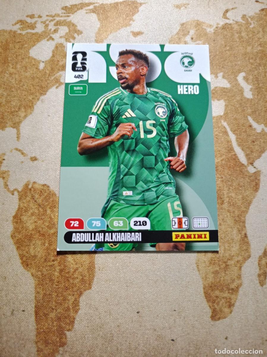 Cromos de f&uacute;tbol: # Arabia Saud&iacute; 402 ABDULLAH ALKHAIBARI Adrenalyn WORLD Cup 2026