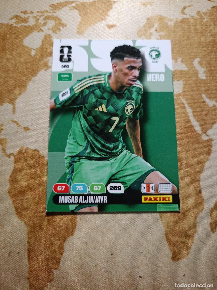 Cromos de f&uacute;tbol: # Arabia Saud&iacute; 403 MUSAB ALJUWAYR Adrenalyn WORLD Cup 2026