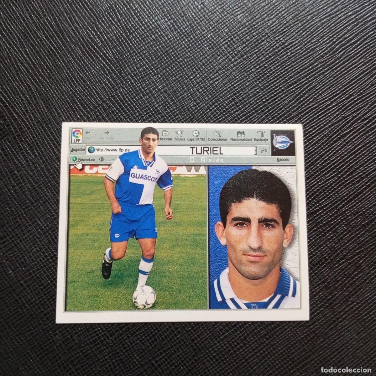 Cromos de f&uacute;tbol: TURIEL ALAVES ESTE 2001 2002 CROMO FUTBOL 01 02 LIGA - SIN PEGAR - A216 PG343