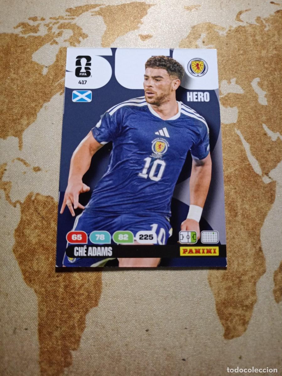 Cromos de f&uacute;tbol: # Escocia 417 CH&Eacute; ADAMS Adrenalyn WORLD Cup 2026