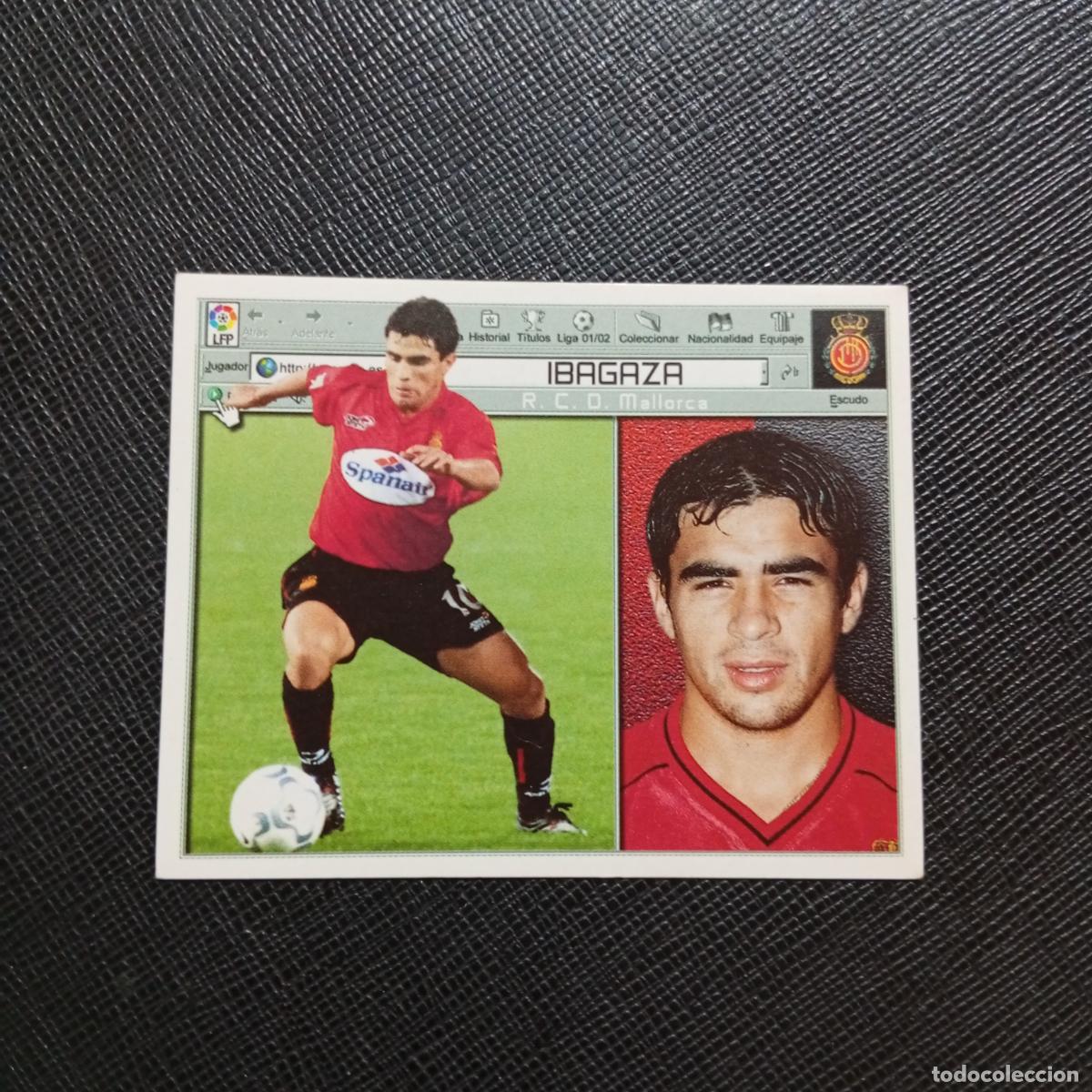 Cromos de f&uacute;tbol: IBAGAZA MALLORCA ESTE 2001 2002 CROMO FUTBOL 01 02 LIGA - SIN PEGAR - A216 PG343