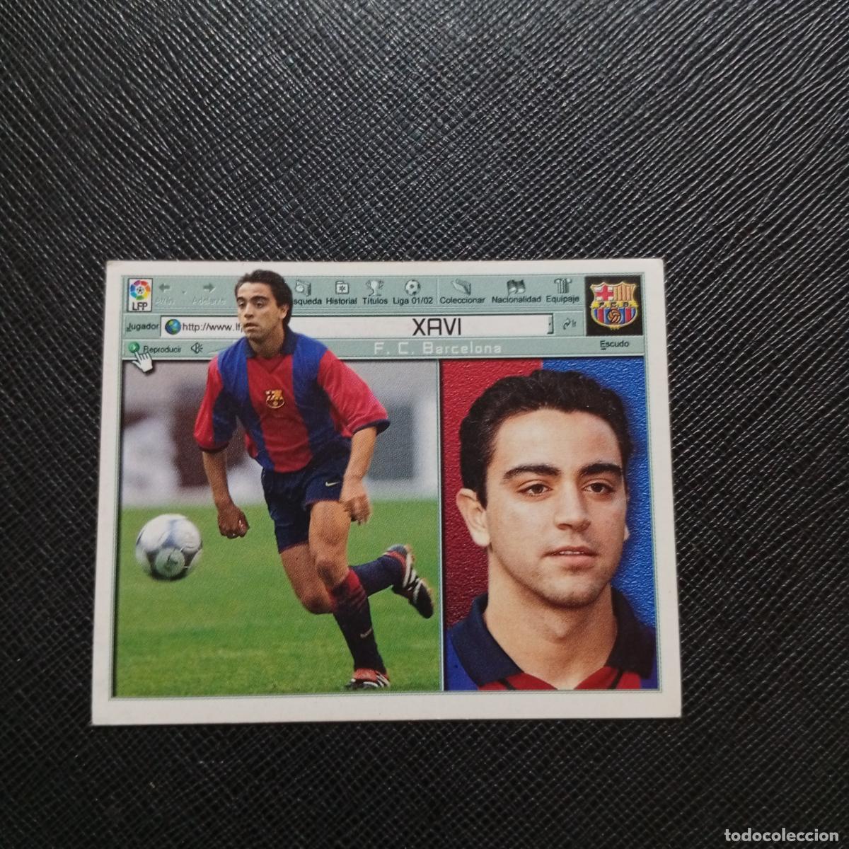 Cromos de f&uacute;tbol: XAVI BARCELONA ESTE 2001 2002 CROMO FUTBOL 01 02 LIGA - SIN PEGAR - A216 PG343