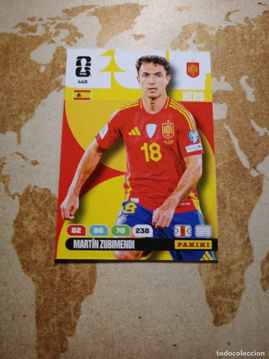 Cromos de f&uacute;tbol: # Espa&ntilde;a 449 MARTIN ZUBIMENDI Adrenalyn WORLD Cup 2026