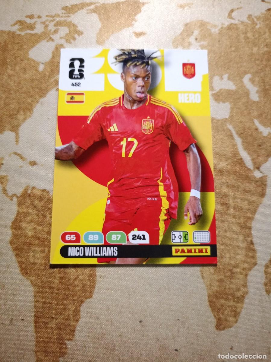 Cromos de f&uacute;tbol: # Espa&ntilde;a 452 NICO WILLIAMS Adrenalyn WORLD Cup 2026