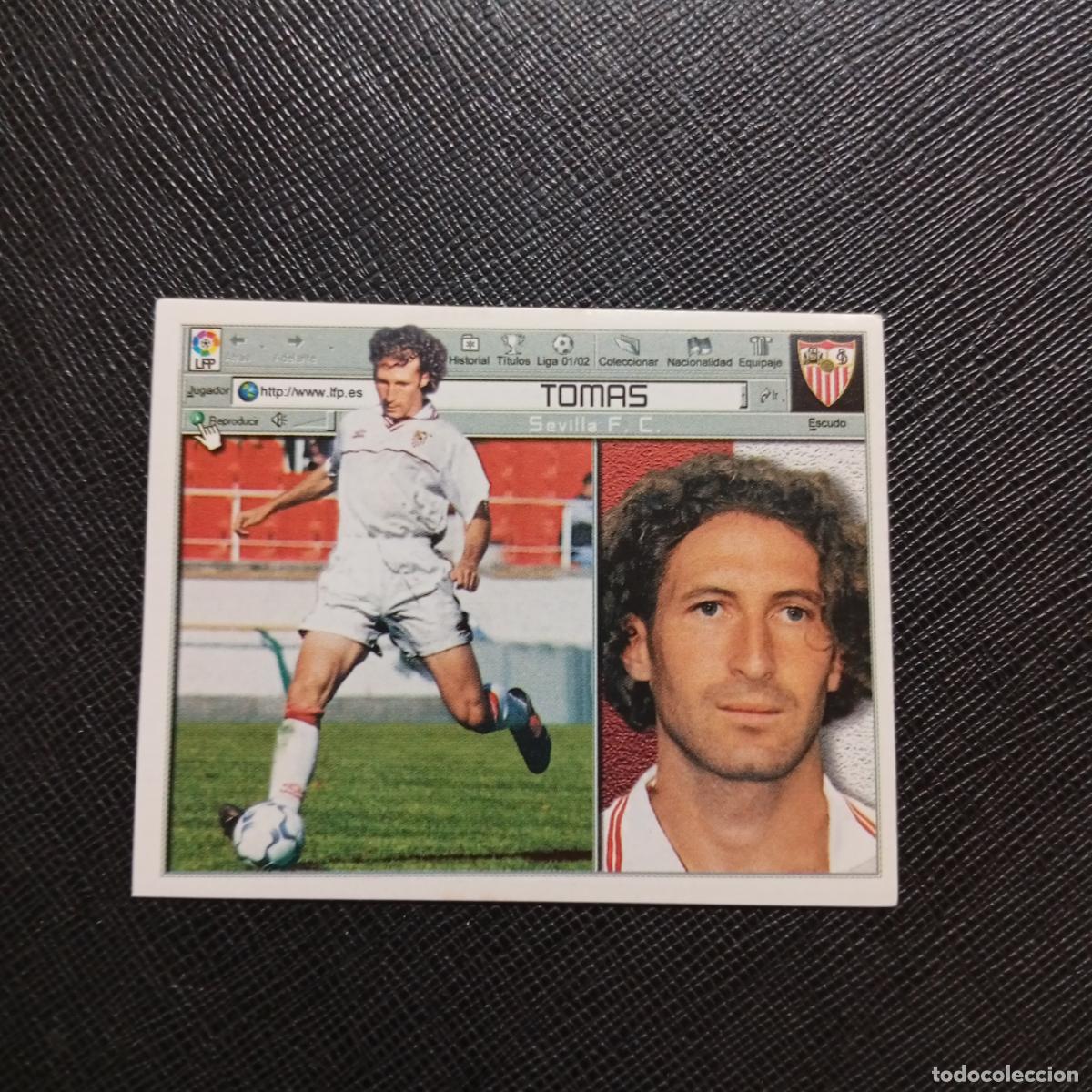 Cromos de f&uacute;tbol: TOMAS SEVILLA ESTE 2001 2002 CROMO FUTBOL 01 02 LIGA - SIN PEGAR - A216 PG352