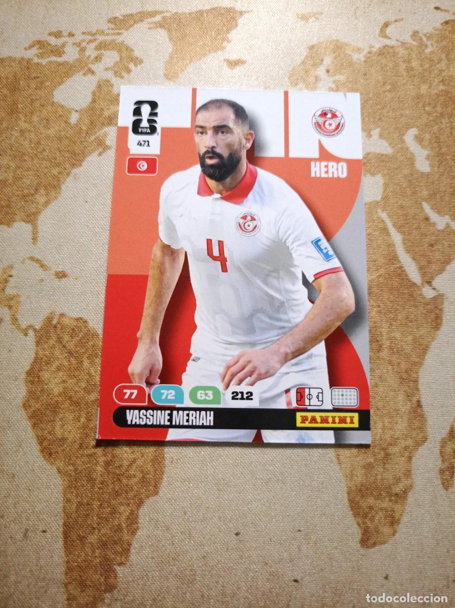 Cromos de f&uacute;tbol: # T&uacute;nez 471 YASSINE MERIAH Adrenalyn WORLD Cup 2026