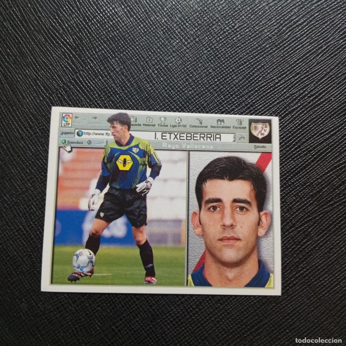 Cromos de f&uacute;tbol: I ETXEBERIA RAYO VALLECANO ESTE 2001 2002 CROMO FUTBOL 01 02 LIGA - SIN PEGAR - A216 PG352