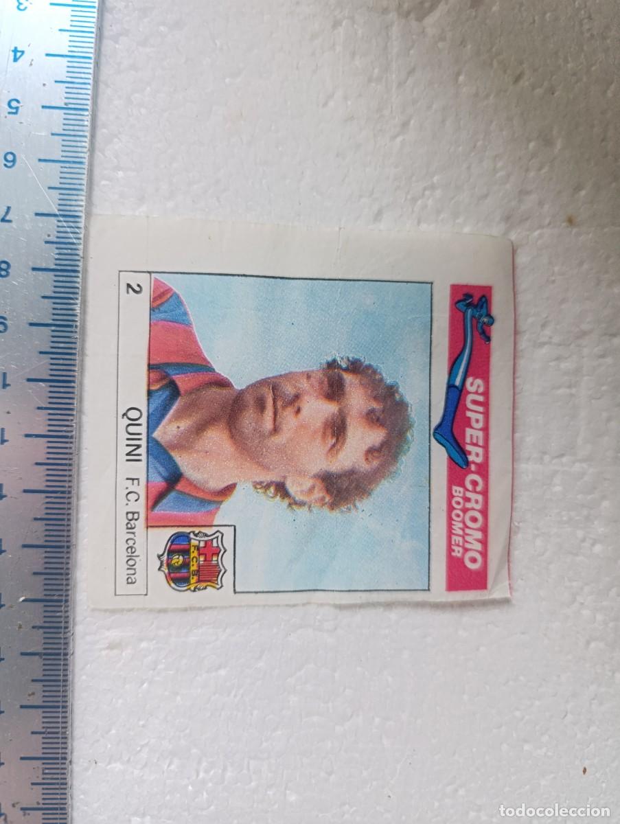 Cromos de f&uacute;tbol: CROMO - QUINI - CHICLES BOOMER FUTBOL A&Ntilde;OS 80