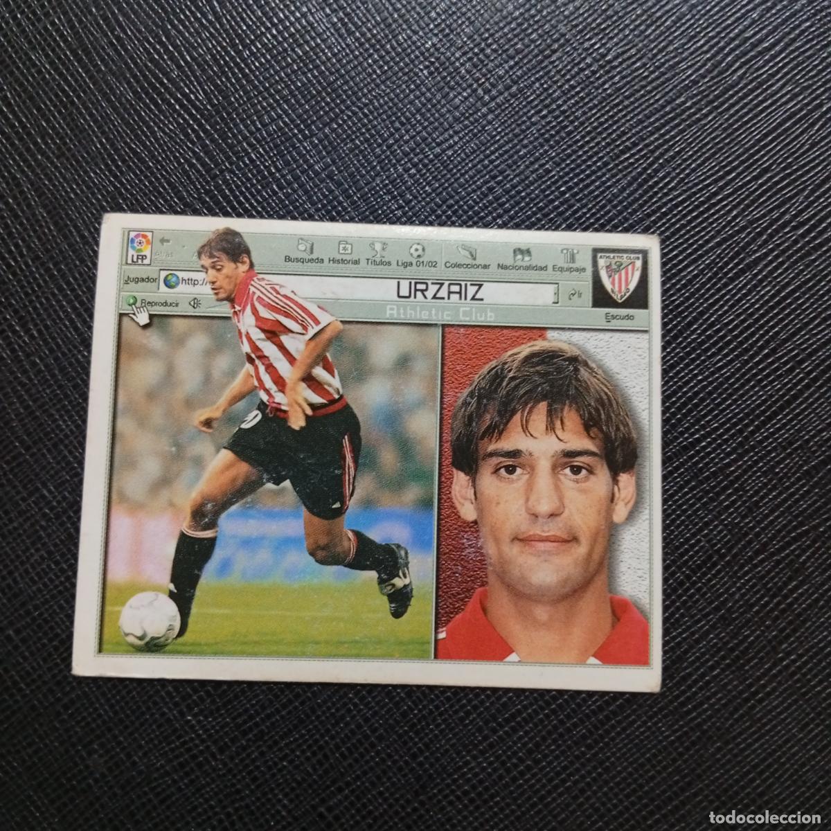 Cromos de f&uacute;tbol: URZAIZ BILBAO ESTE 2001 2002 CROMO FUTBOL 01 02 LIGA - SIN PEGAR - A216 PG352