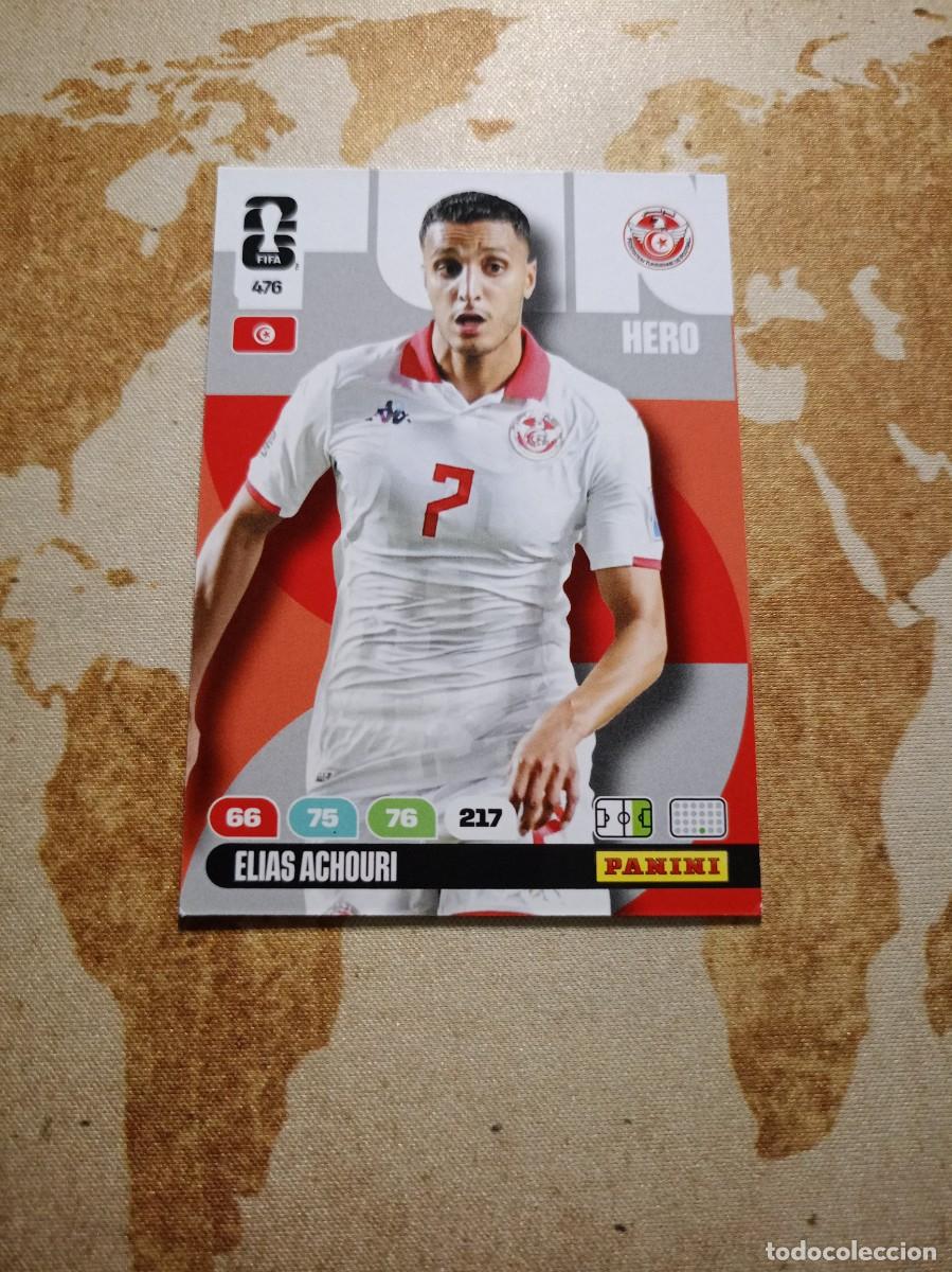 Cromos de f&uacute;tbol: # T&uacute;nez 476 ELIAS ACHOURI Adrenalyn WORLD Cup 2026