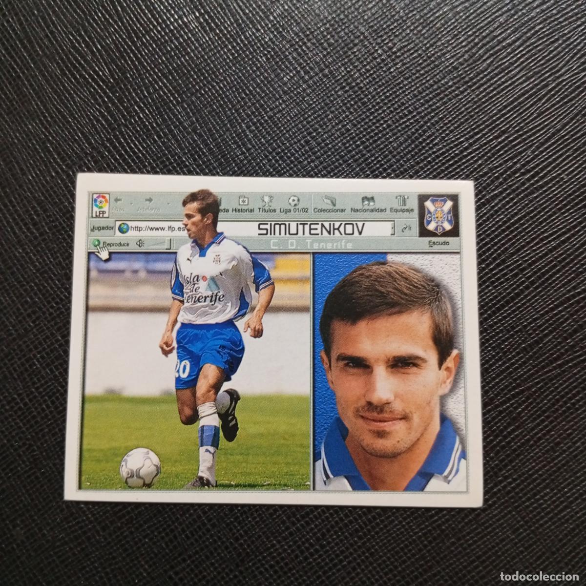 Cromos de f&uacute;tbol: SIMUTENKOV TENERIFE ESTE 2001 2002 CROMO FUTBOL 01 02 LIGA - SIN PEGAR - A216 PG352