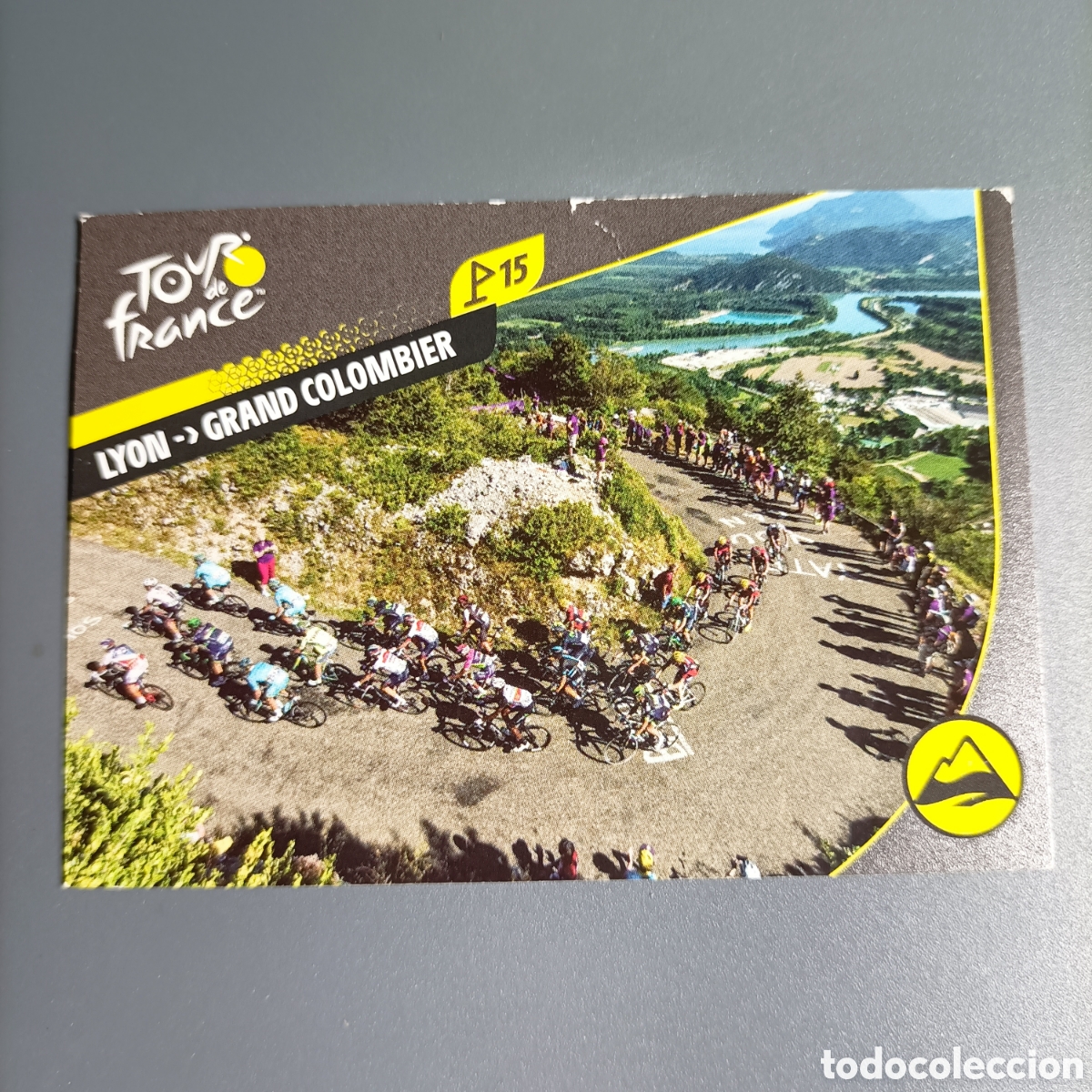 Cromos de f&uacute;tbol: PANINI. TOUR DE FRANCE 2020 - №T37 STAGE 15: LYON - GRAND COLOMBIER