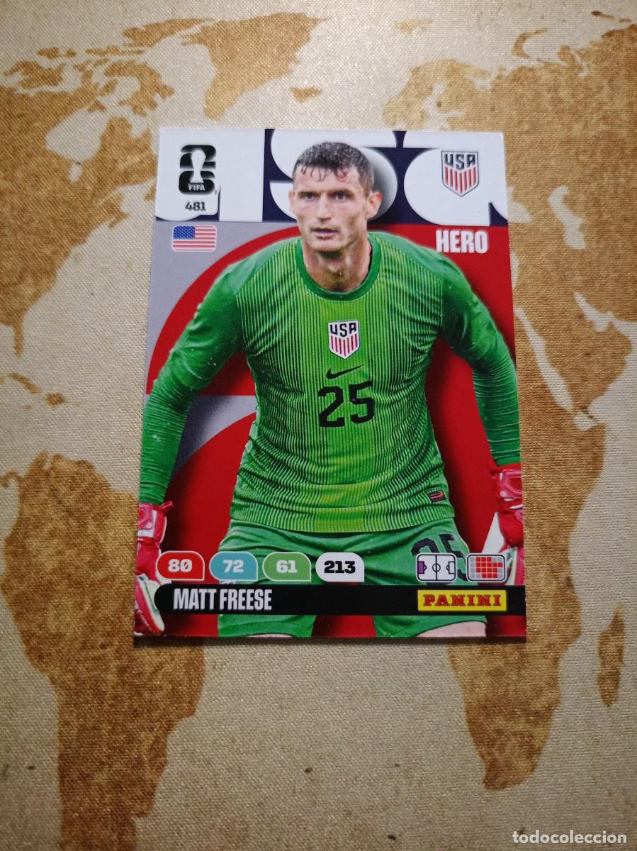 Cromos de f&uacute;tbol: # Estados Unidos 481 MATT FREESE Adrenalyn WORLD Cup 2026
