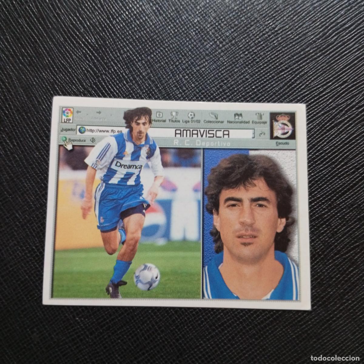 Cromos de f&uacute;tbol: AMAVISCA DEPORTIVO ESTE 2001 2002 CROMO FUTBOL 01 02 LIGA - SIN PEGAR - A216 PG361