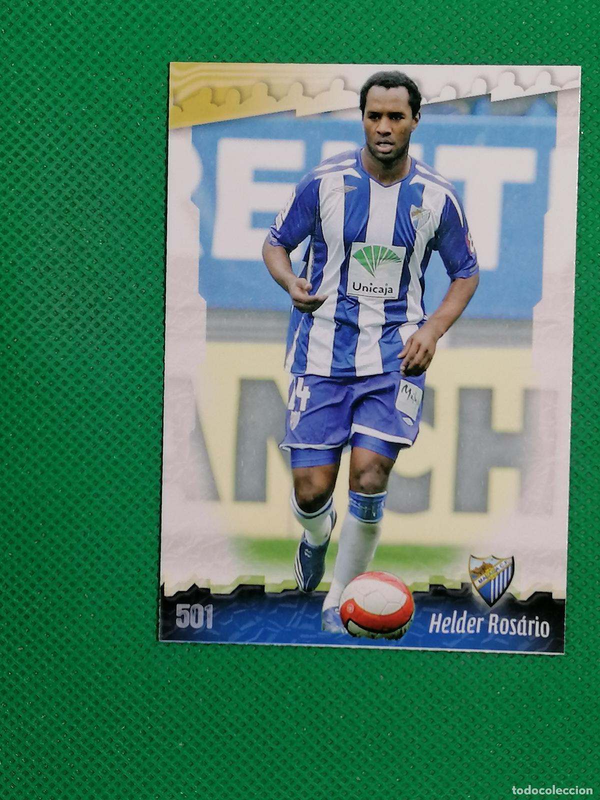 Cromos de f&uacute;tbol: 501 HELDER ROSARIO MALAGA ⚽ MUNDICROMO LAS FICHAS DE LA LIGA 08 09 2008 2009 ⚽