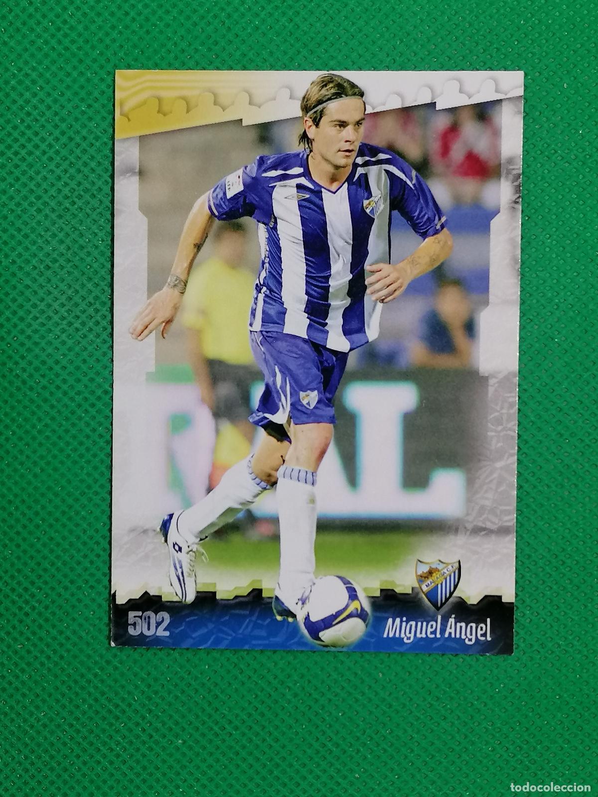 Cromos de f&uacute;tbol: 502 MIGUEL ANGEL MALAGA ⚽ MUNDICROMO LAS FICHAS DE LA LIGA 08 09 2008 2009 ⚽