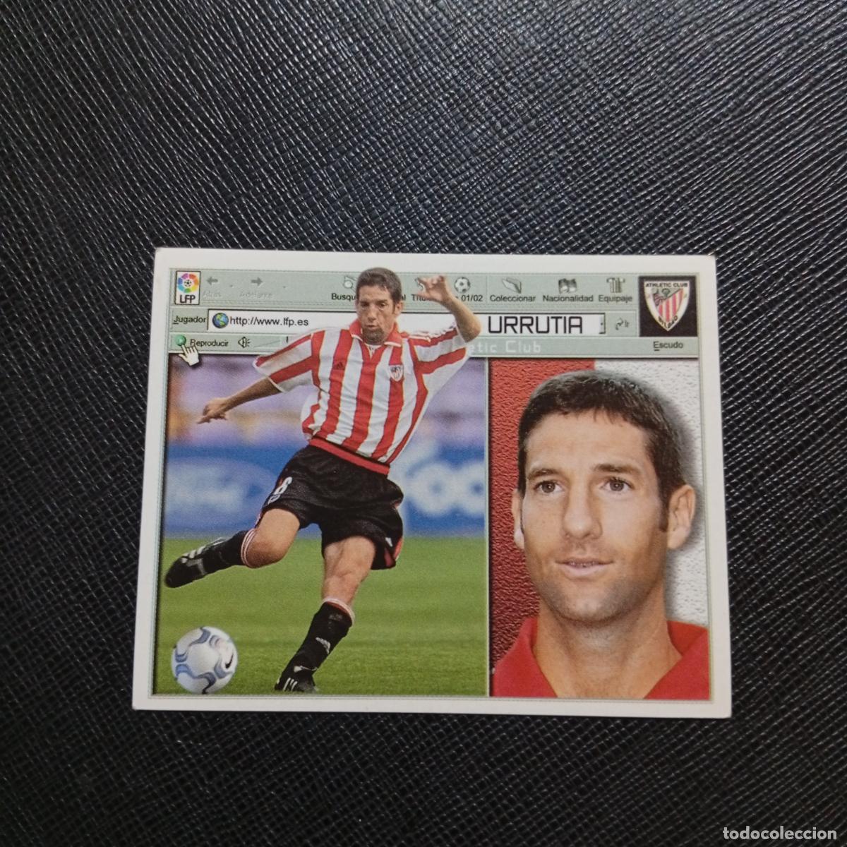Cromos de f&uacute;tbol: URRUTIA BILBAO ESTE 2001 2002 CROMO FUTBOL 01 02 LIGA - SIN PEGAR - A216 PG361