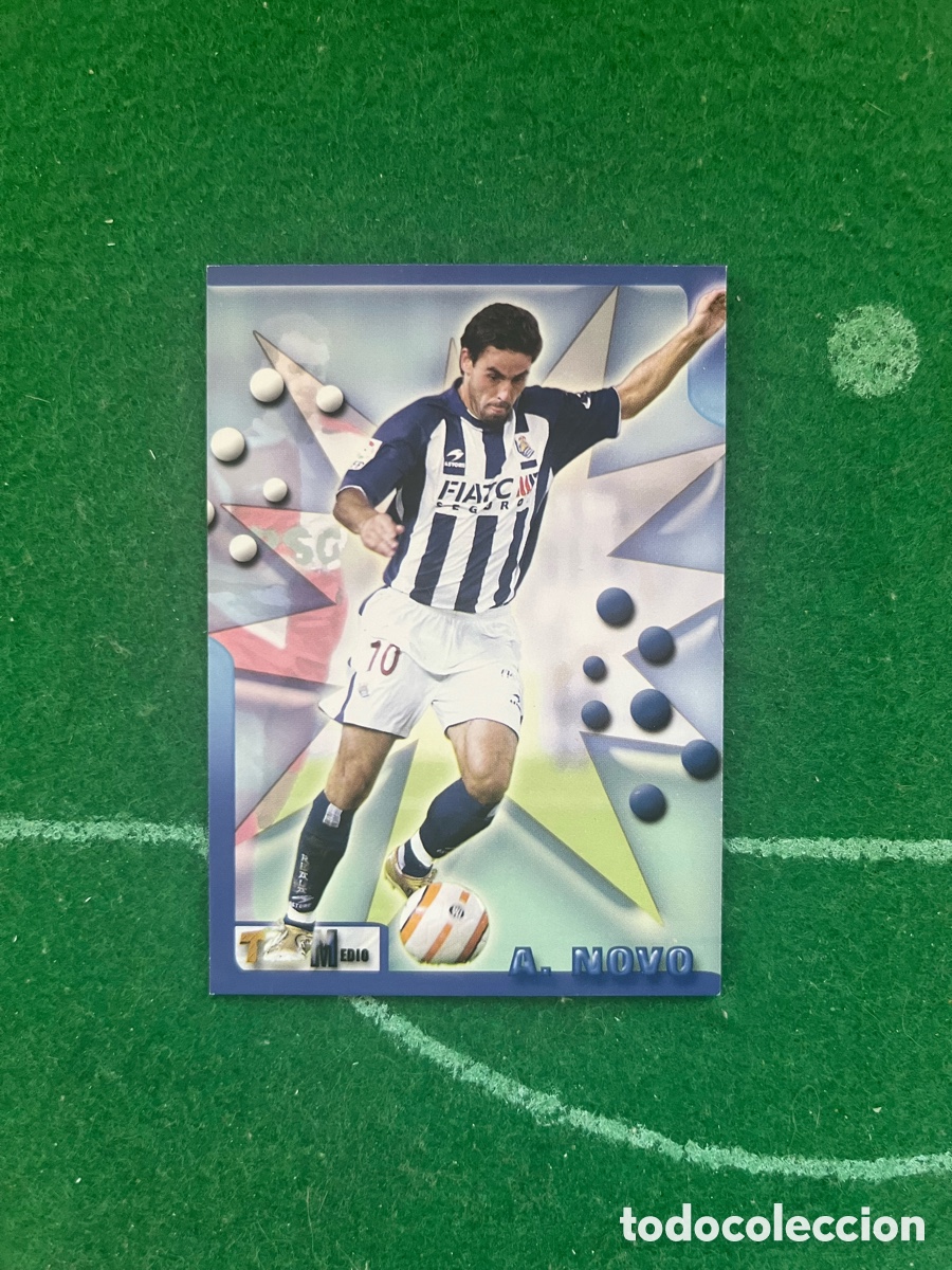 Cromos de f&uacute;tbol: 104 ALVARO NOVO REAL SOCIEDAD TOP LIGA 2005 2006 MUNDICROMO TOP MEDIO