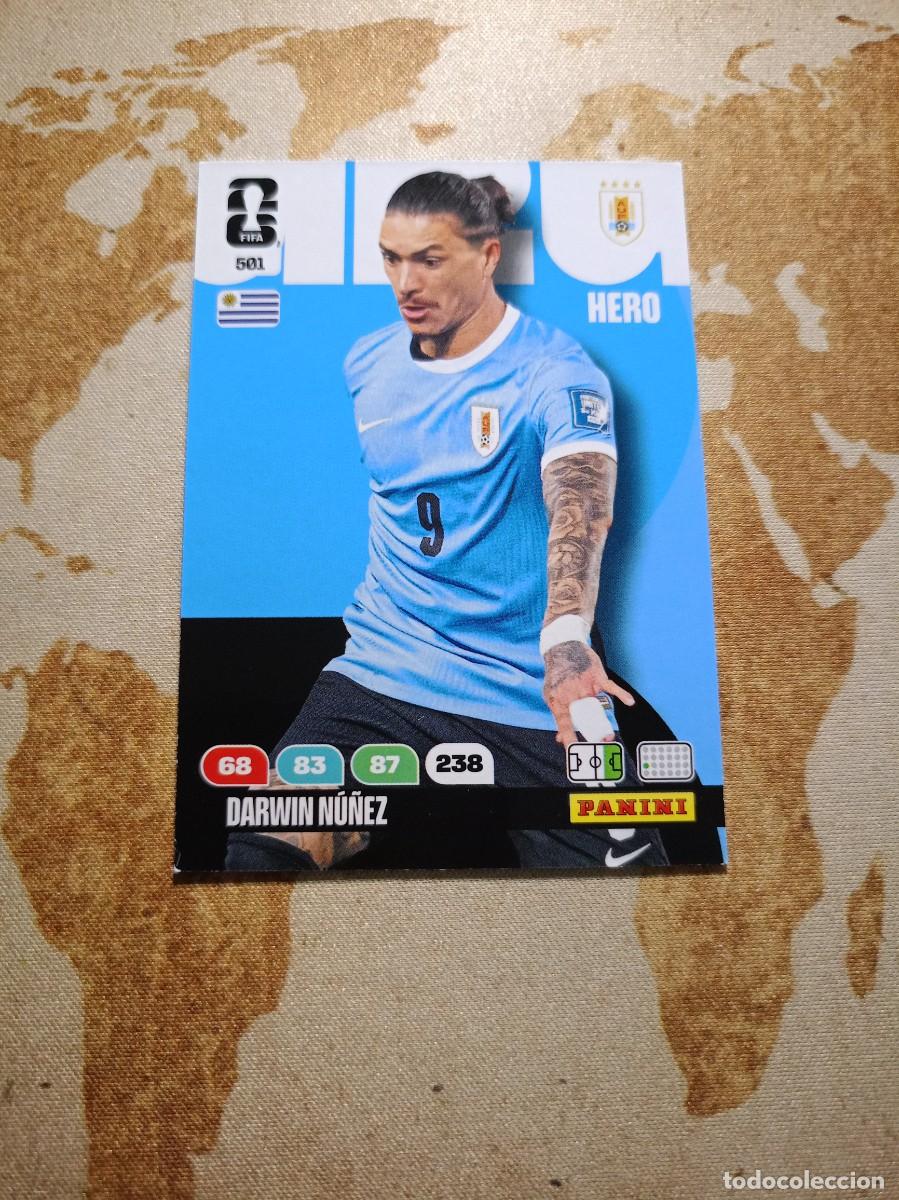 Cromos de f&uacute;tbol: # Uruguay 501 DARWIN N&Uacute;&Ntilde;EZ Adrenalyn WORLD Cup 2026