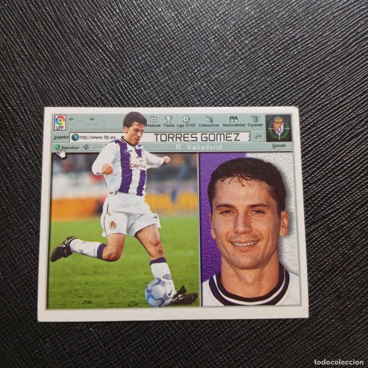 Cromos de f&uacute;tbol: TORRES GOMEZ VALLADOLID ESTE 2001 2002 CROMO FUTBOL 01 02 LIGA - SIN PEGAR - A216 PG361